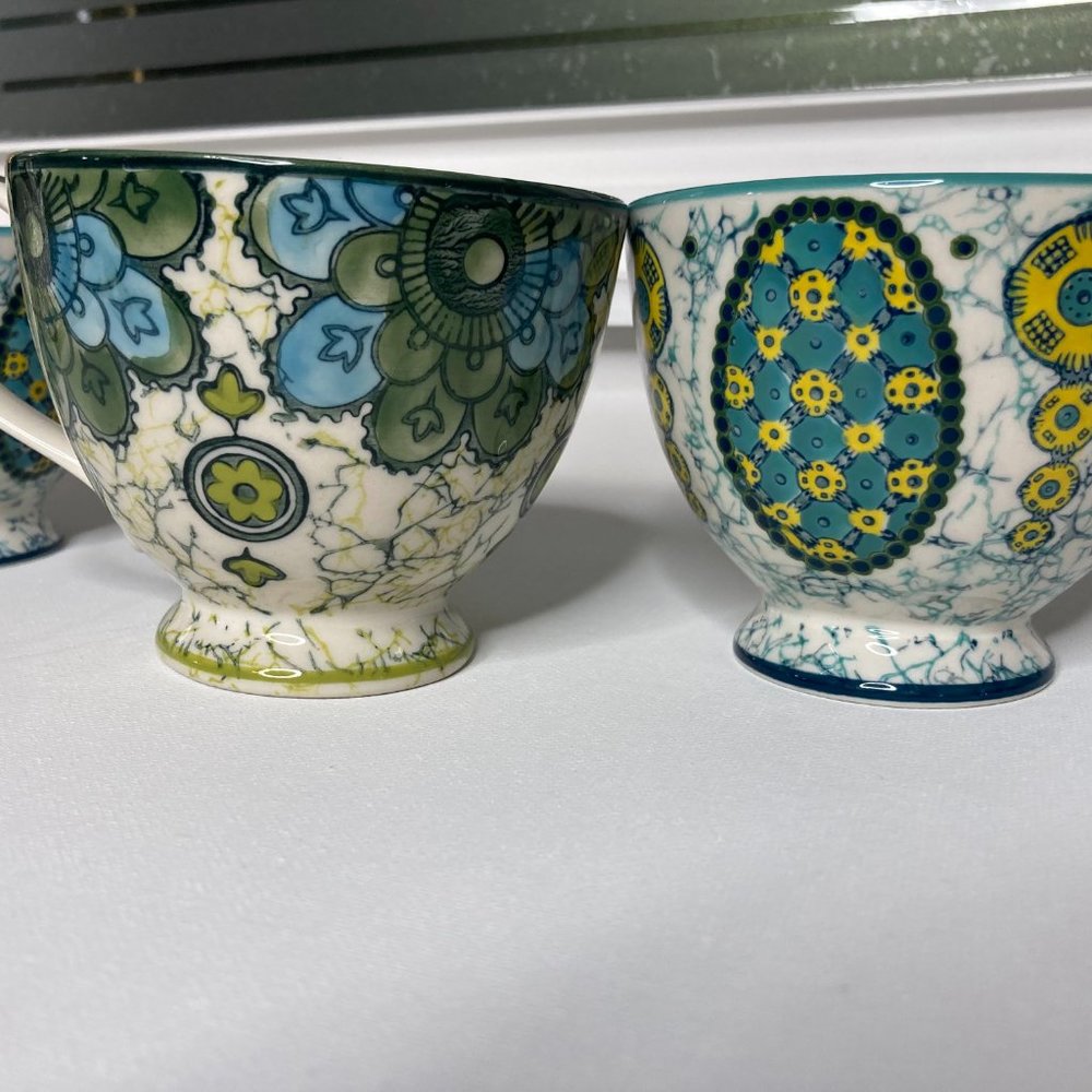 Anthropologie Kebaya Mugs - Set of 3